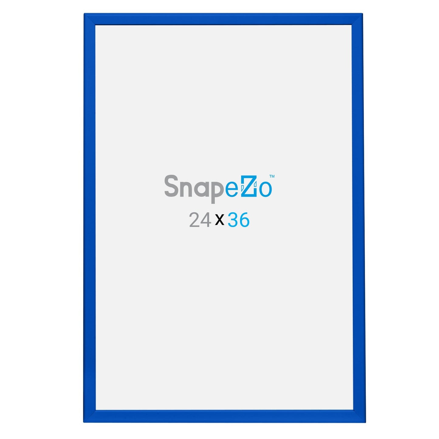 Load image into Gallery viewer, 24x36 Blue SnapeZo® Snap Frame - 1.25&amp;quot; Profile
