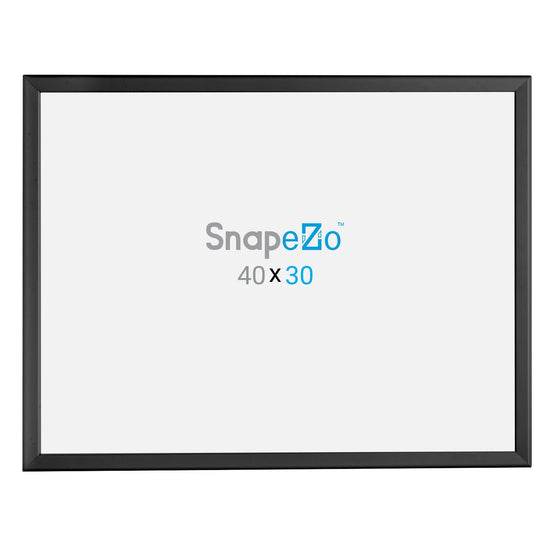 Black movie poster SnapeZo® frame poster size 30X40 - 1.25 inch profile