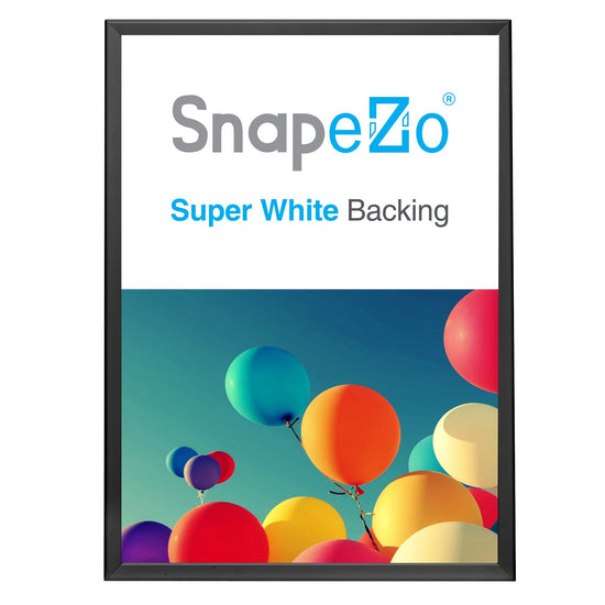 27x39 Black SnapeZo® Snap Frame - 1.25" Profile
