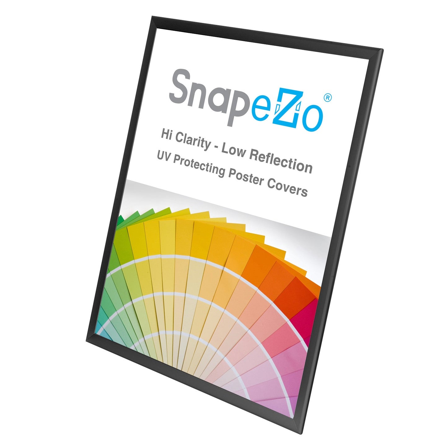 29x40 Black SnapeZo® Snap Frame - 1.25" Profile