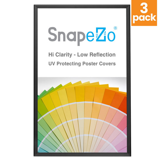 Load image into Gallery viewer, 3 Case Pack of Snapezo® of Black 32x50 Poster Frame - 1.25&amp;quot; Profile

