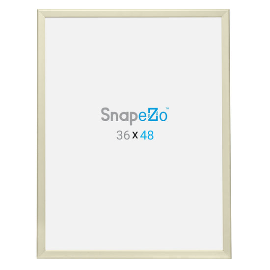 Cream SnapeZo® poster size 36x48 - 1.25 inch profile