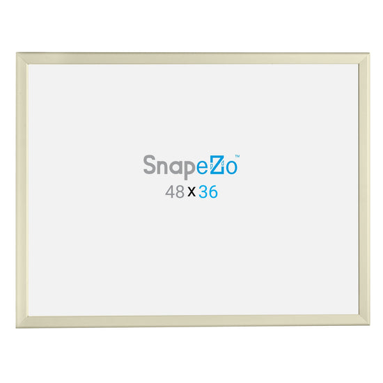 Cream SnapeZo® poster size 36x48 - 1.25 inch profile