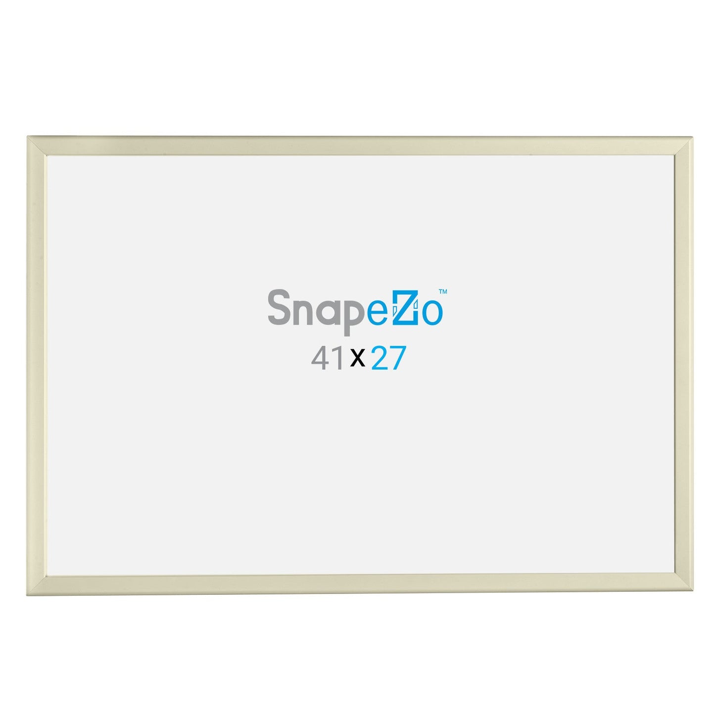 27x41 Cream SnapeZo® Snap Frame - 1.25" Profile