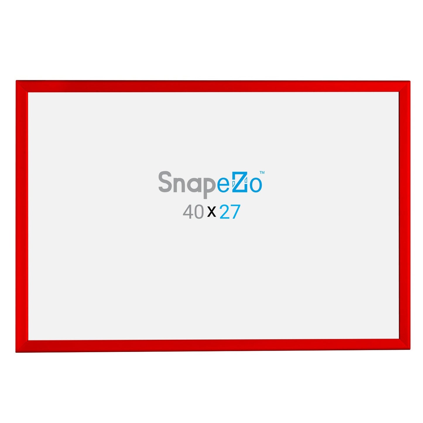 27x40 Red SnapeZo® Snap Frame - 1.25" Profile