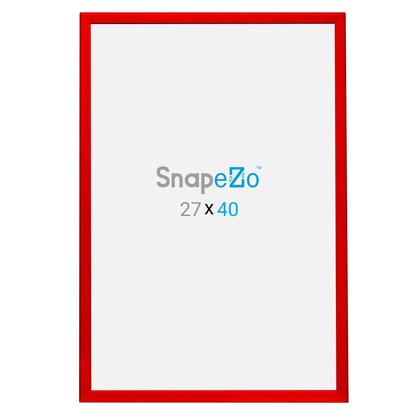 27x40 Red SnapeZo® Snap Frame - 1.25" Profile