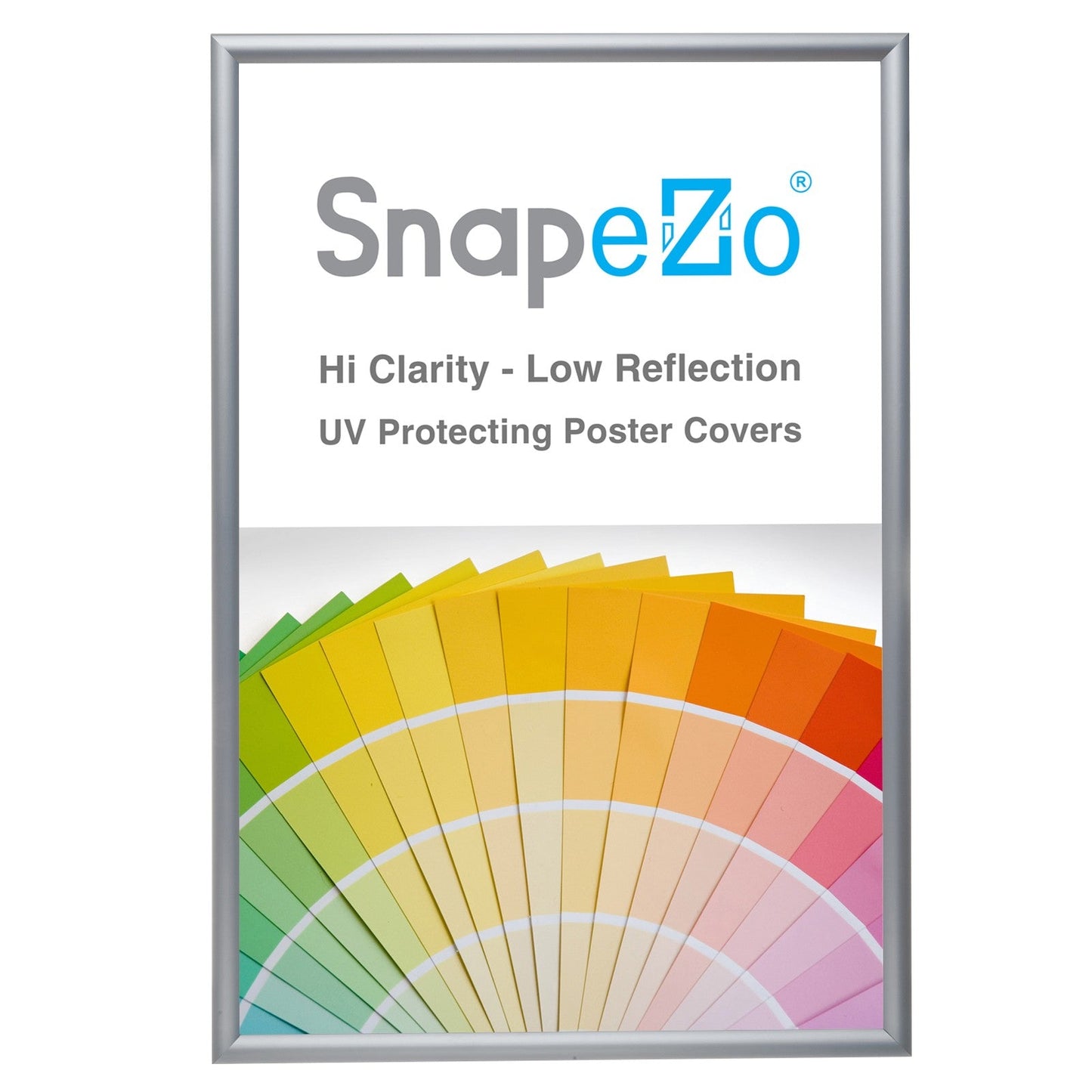 Load image into Gallery viewer, 28x42 Silver SnapeZo® Snap Frame - 1.2&amp;quot; Profile
