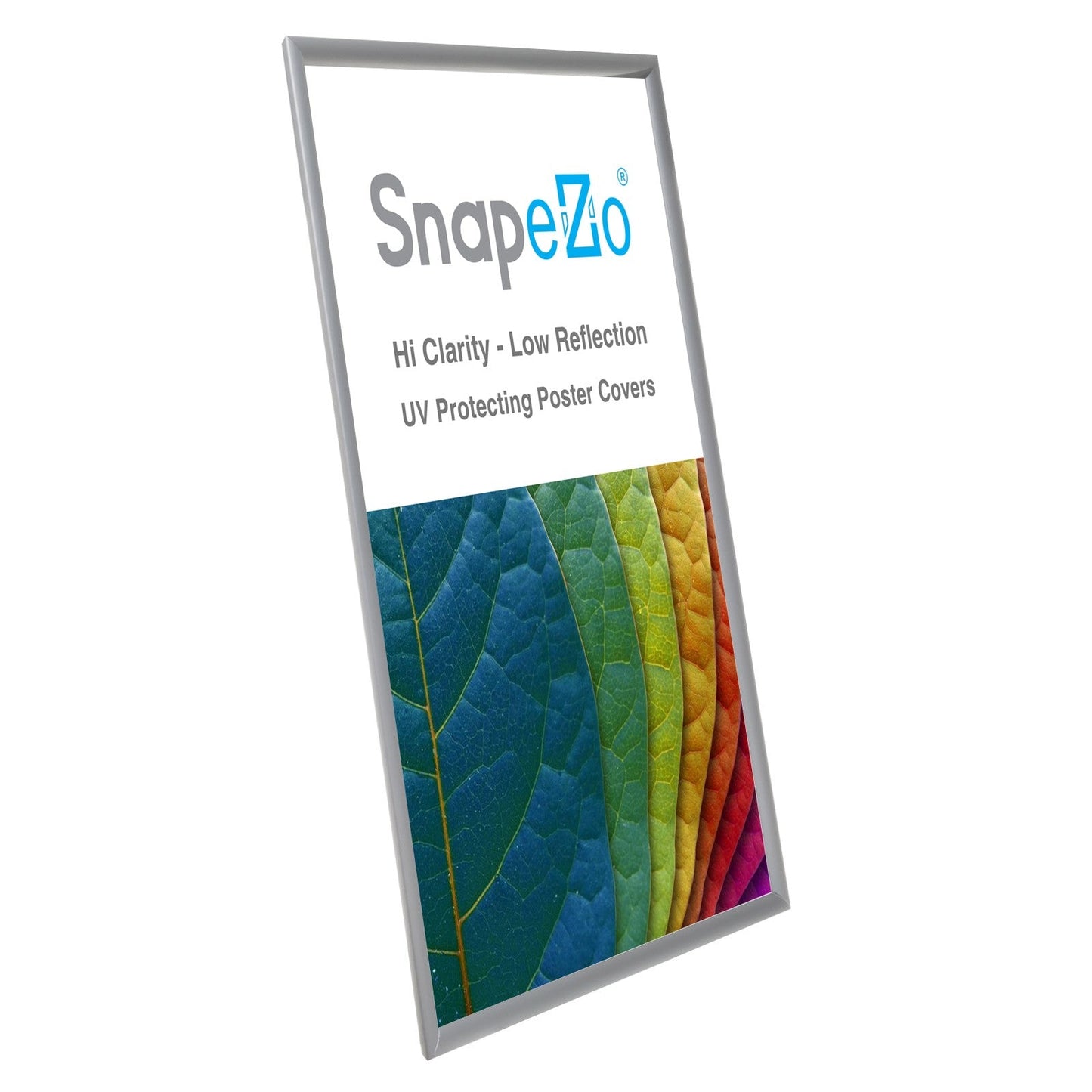 26x39 Silver SnapeZo® Snap Frame - 1.2" Profile