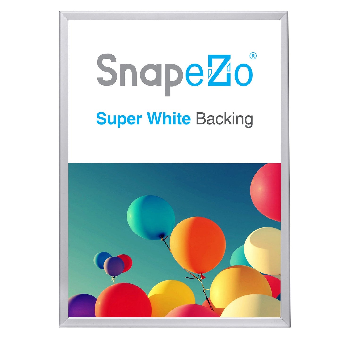 Load image into Gallery viewer, 29x40 Silver SnapeZo® Snap Frame - 1.25&amp;quot; Profile
