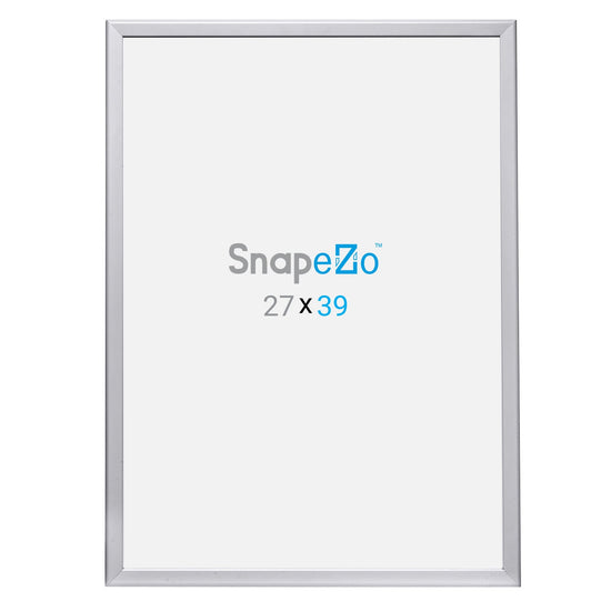 Load image into Gallery viewer, 27x39 Silver SnapeZo® Snap Frame - 1.25&amp;quot; Profile
