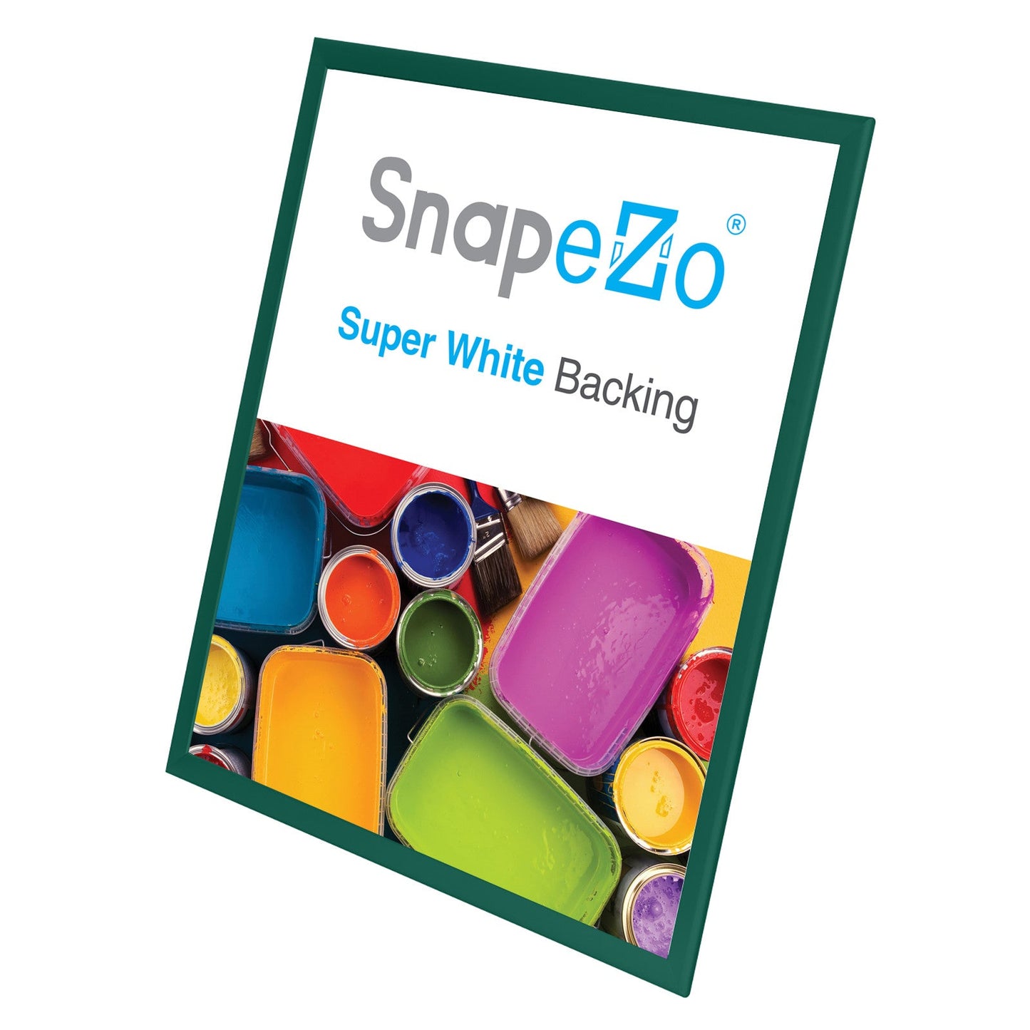 36x48 Green SnapeZo® Snap Frame - 1.25" Profile