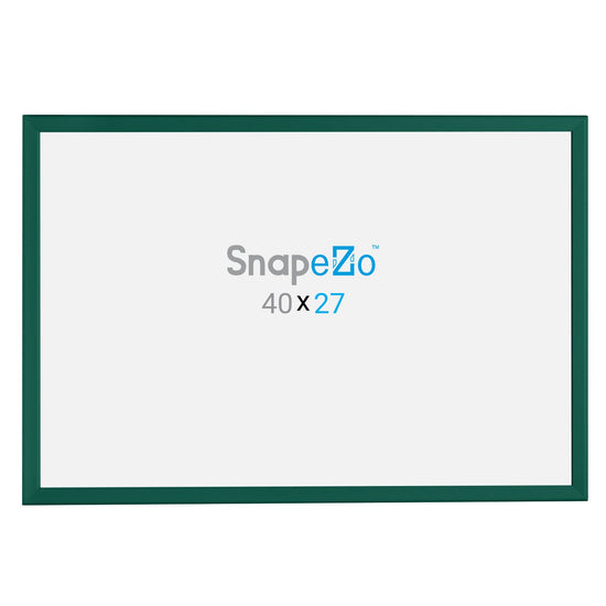 27x40 Green SnapeZo® Snap Frame - 1.25" Profile
