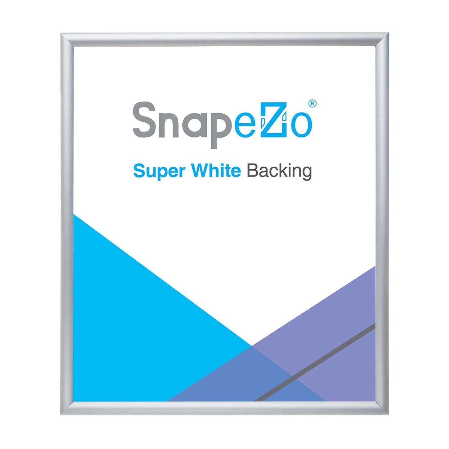 28x32 Silver SnapeZo® Snap Frame - 1.2 Inch Profile