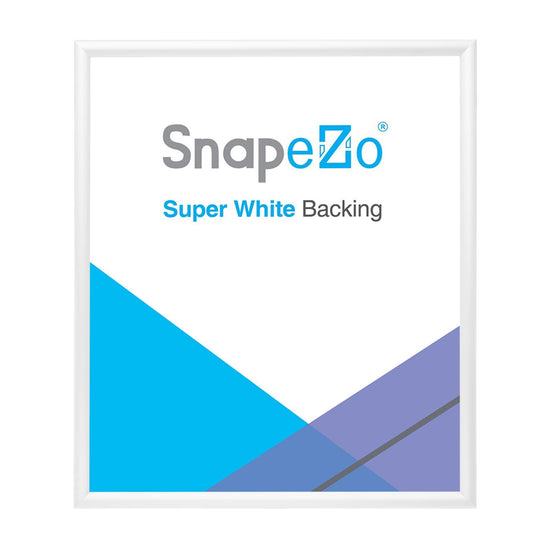 Load image into Gallery viewer, 28x32 White SnapeZo® Snap Frame - 1.2 Inch Profile
