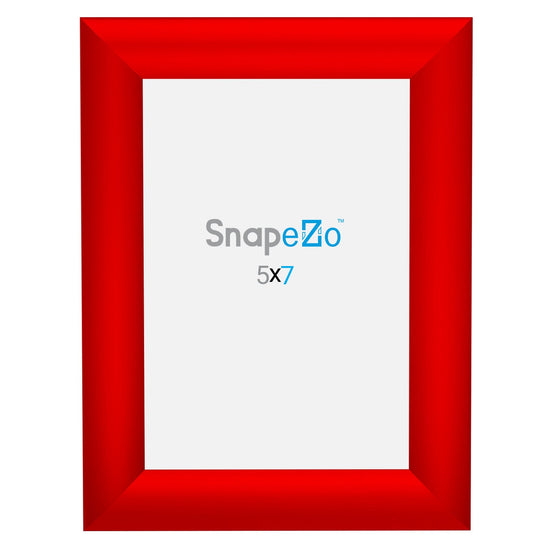 5x7 Red SnapeZo® Snap Frame - 1" Profile