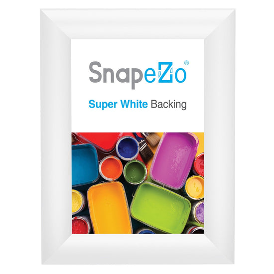 5x7 White SnapeZo® Snap Frame - 1" Profile