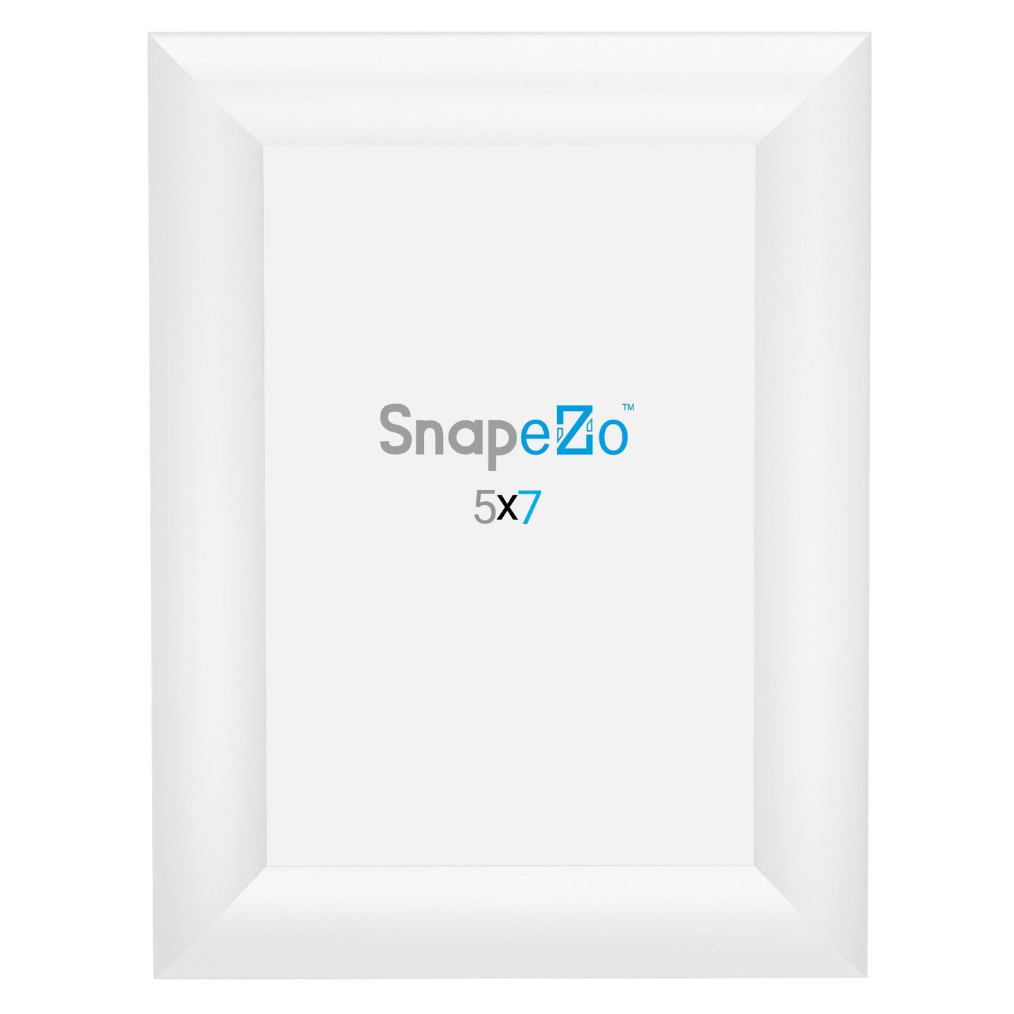 5x7 White SnapeZo® Snap Frame - 1" Profile