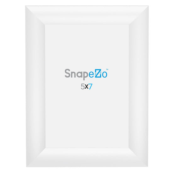 5x7 White SnapeZo® Snap Frame - 1" Profile