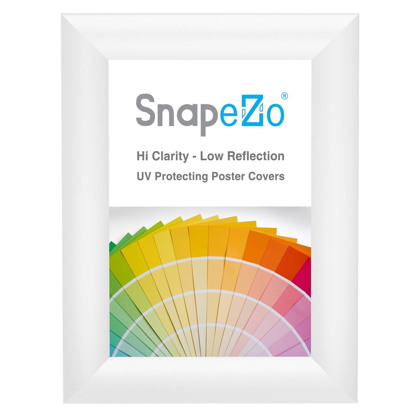 5x7 White SnapeZo® Snap Frame - 1" Profile