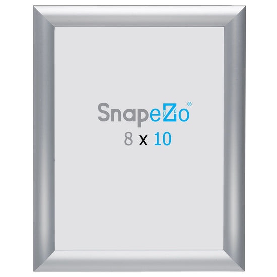 8x10 Brushed Silver SnapeZo® Snap Frame - 1 Inch Profile