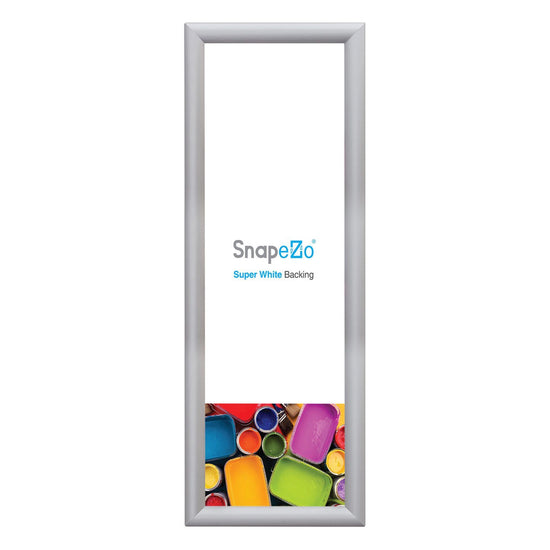 Load image into Gallery viewer, 8x24 Silver SnapeZo® Snap Frame - 1 Inch Profile
