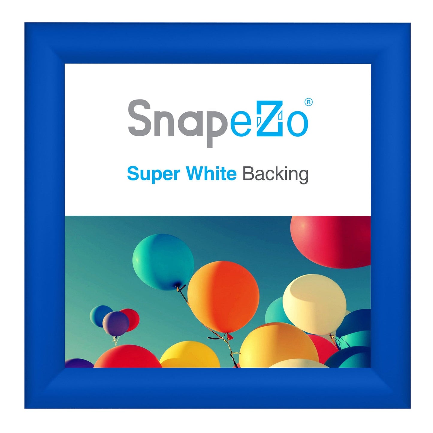 Load image into Gallery viewer, 10x10 Blue SnapeZo® Snap Frame - 1.2&amp;quot; Profile
