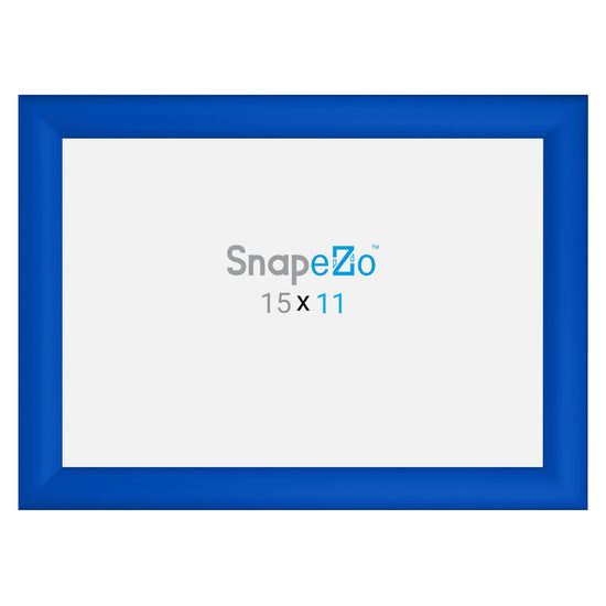 Load image into Gallery viewer, 11x15 Blue SnapeZo® Snap Frame - 1.2&amp;quot; Profile
