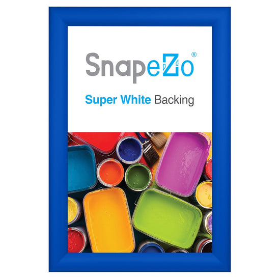 Load image into Gallery viewer, 11x17 Blue SnapeZo® Snap Frame - 1.2&amp;quot; Profile
