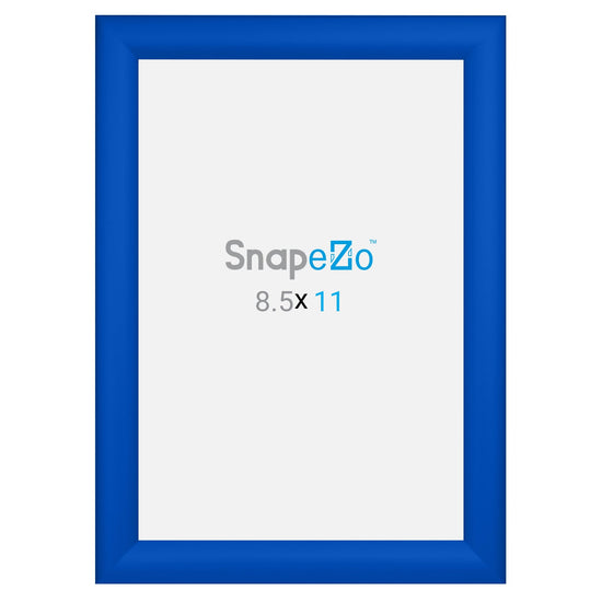 Load image into Gallery viewer, 8.5x11 Blue SnapeZo® Snap Frame - 1.2&amp;quot; Profile
