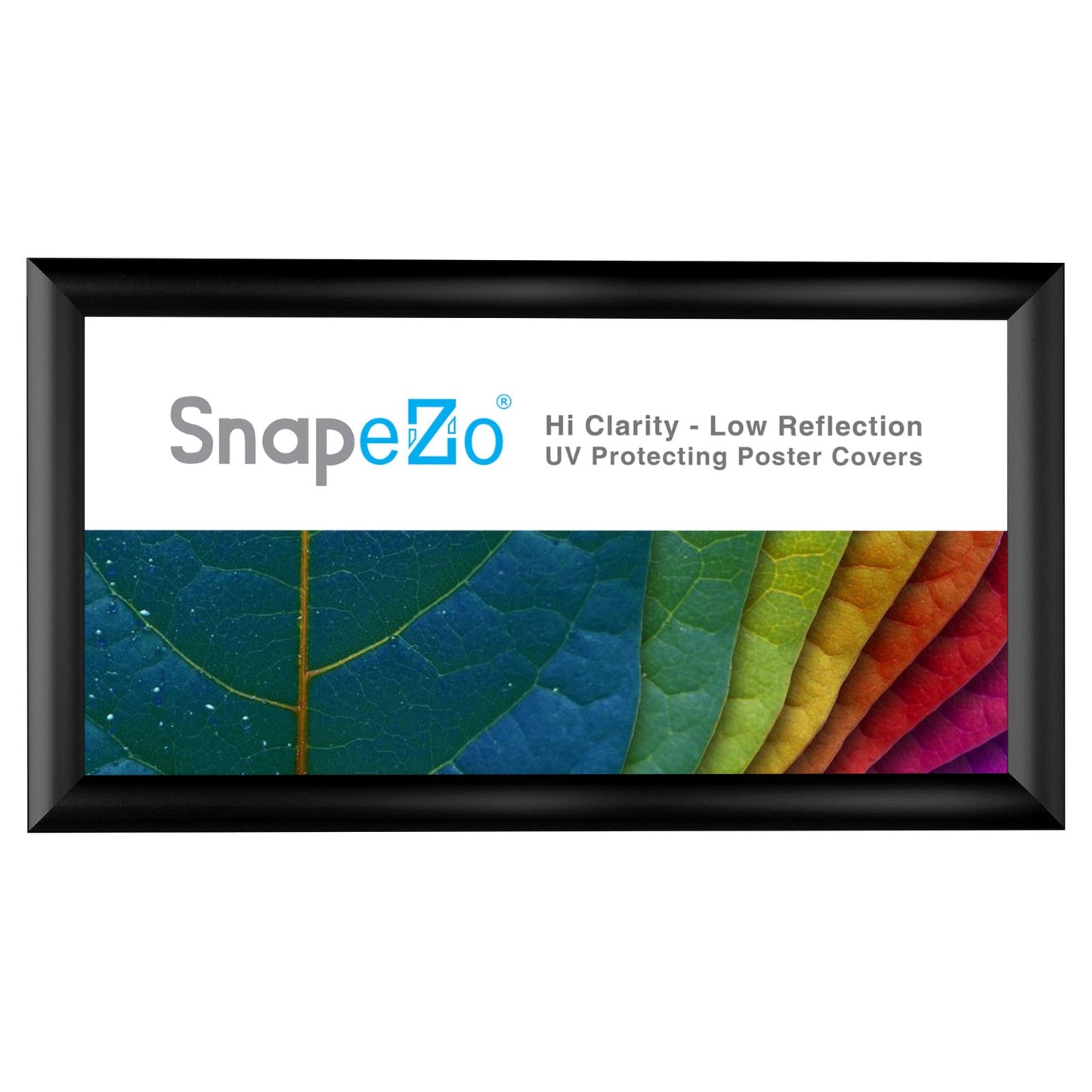 7x14 Black SnapeZo® Snap Frame - 1" Profile