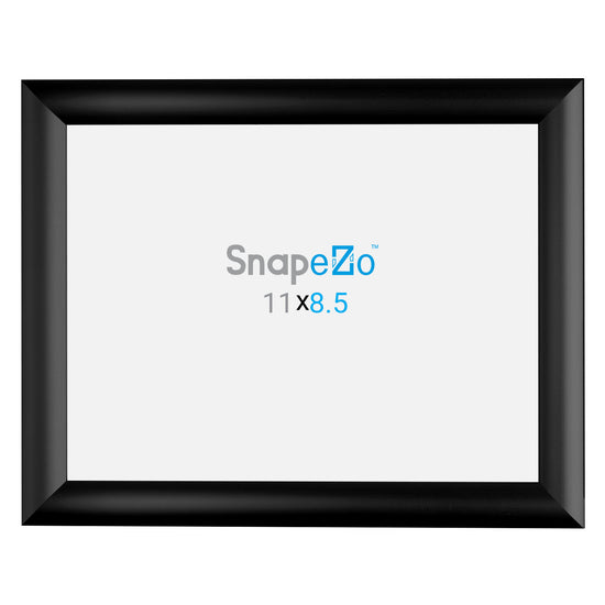 10 Case Pack of Snapezo® of Black 8.5x11 Certificate Frame - 1" Profile