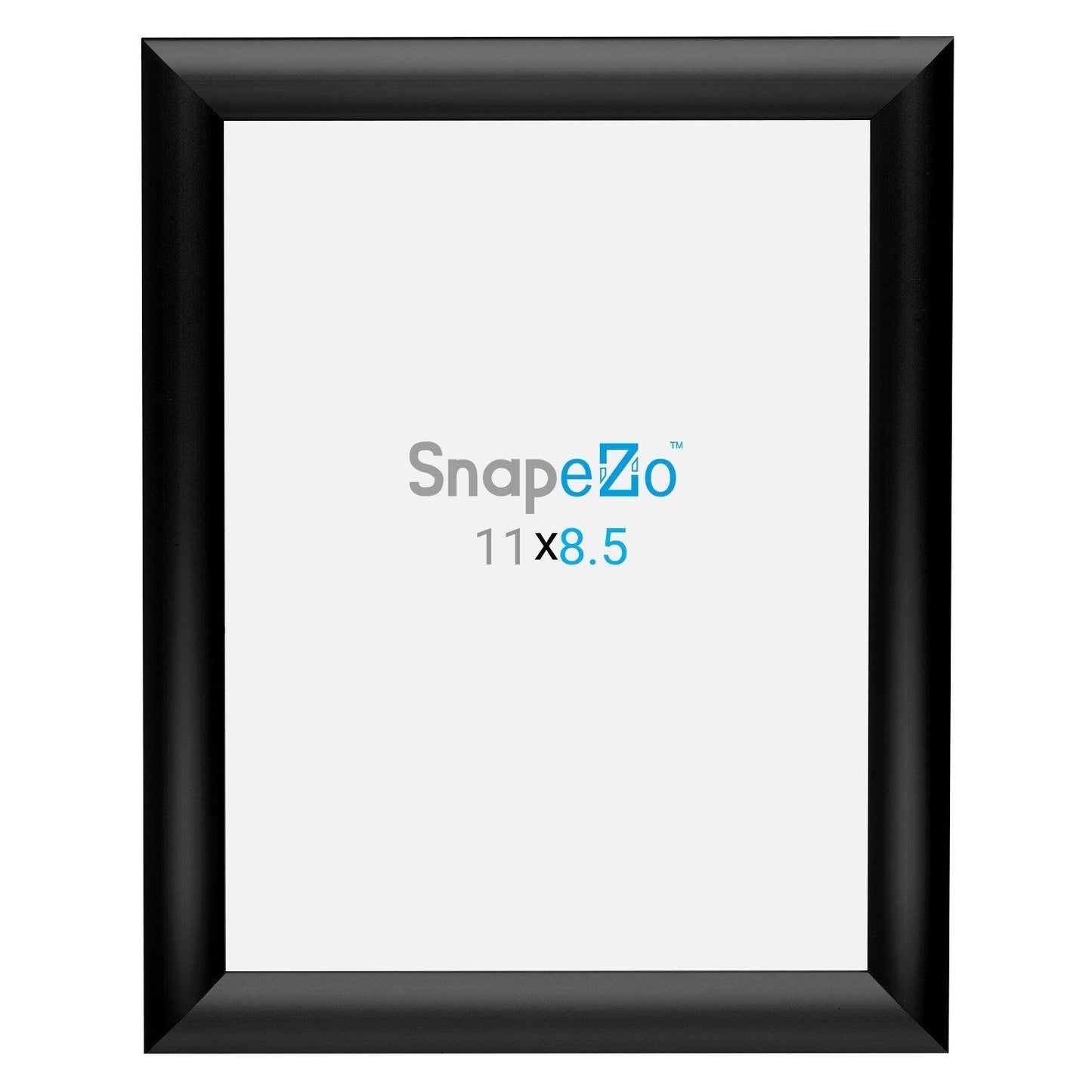 8.5x11 Black SnapeZo Snap Frame - 1 Inch Profile