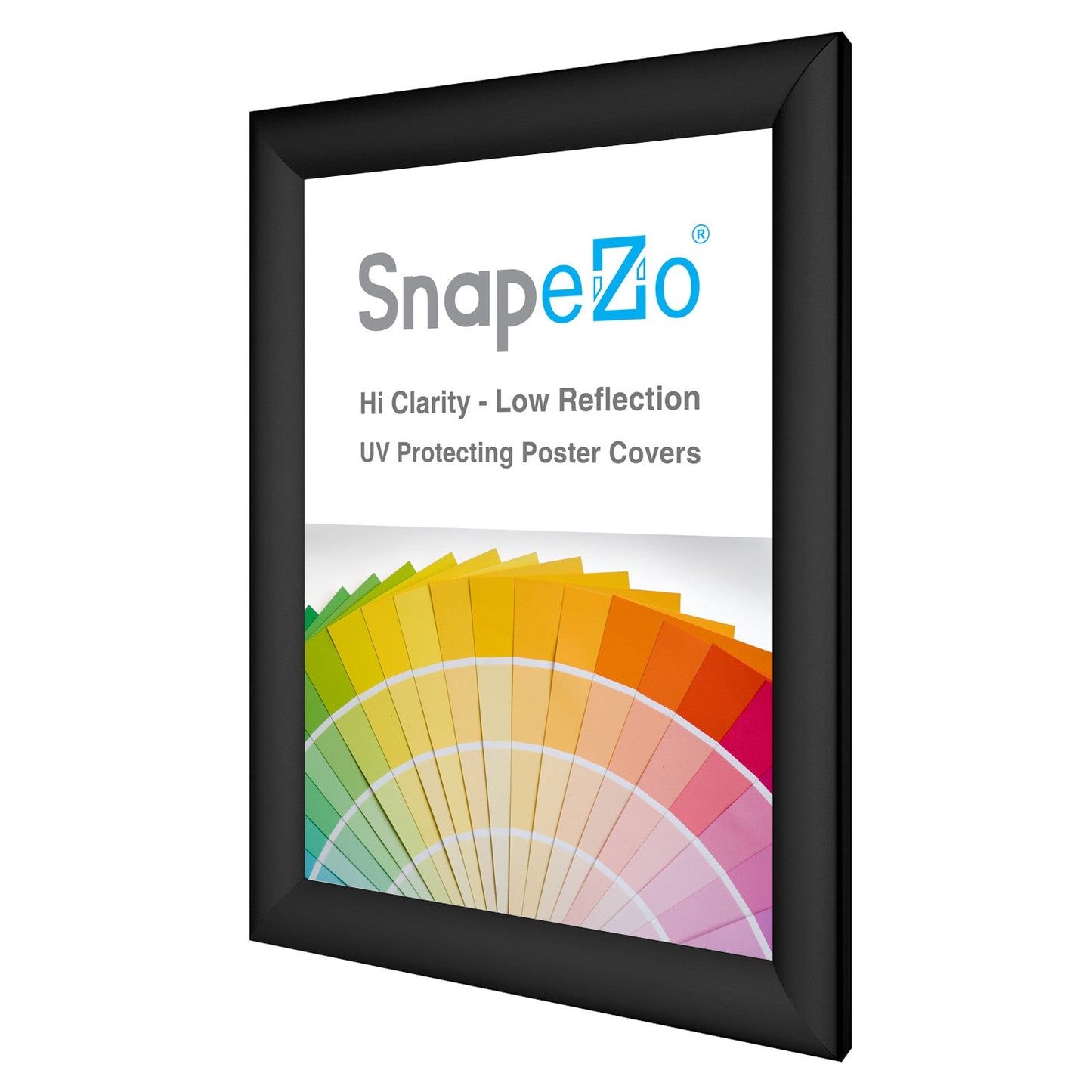 Load image into Gallery viewer, 10x14 Black SnapeZo® Snap Frame - 1.2&amp;quot; Profile
