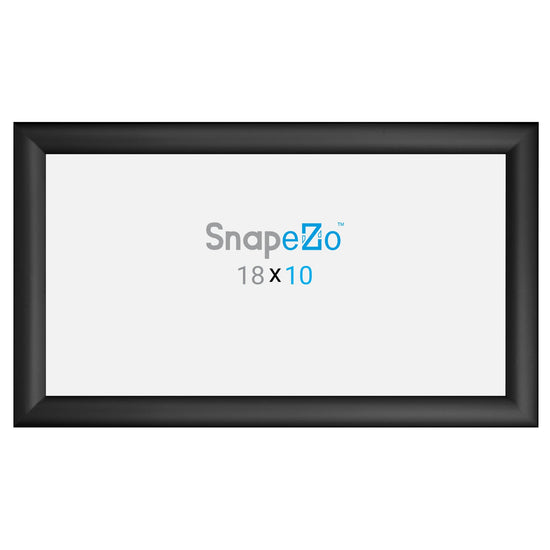 10x18 Black SnapeZo® Snap Frame - 1.2" Profile