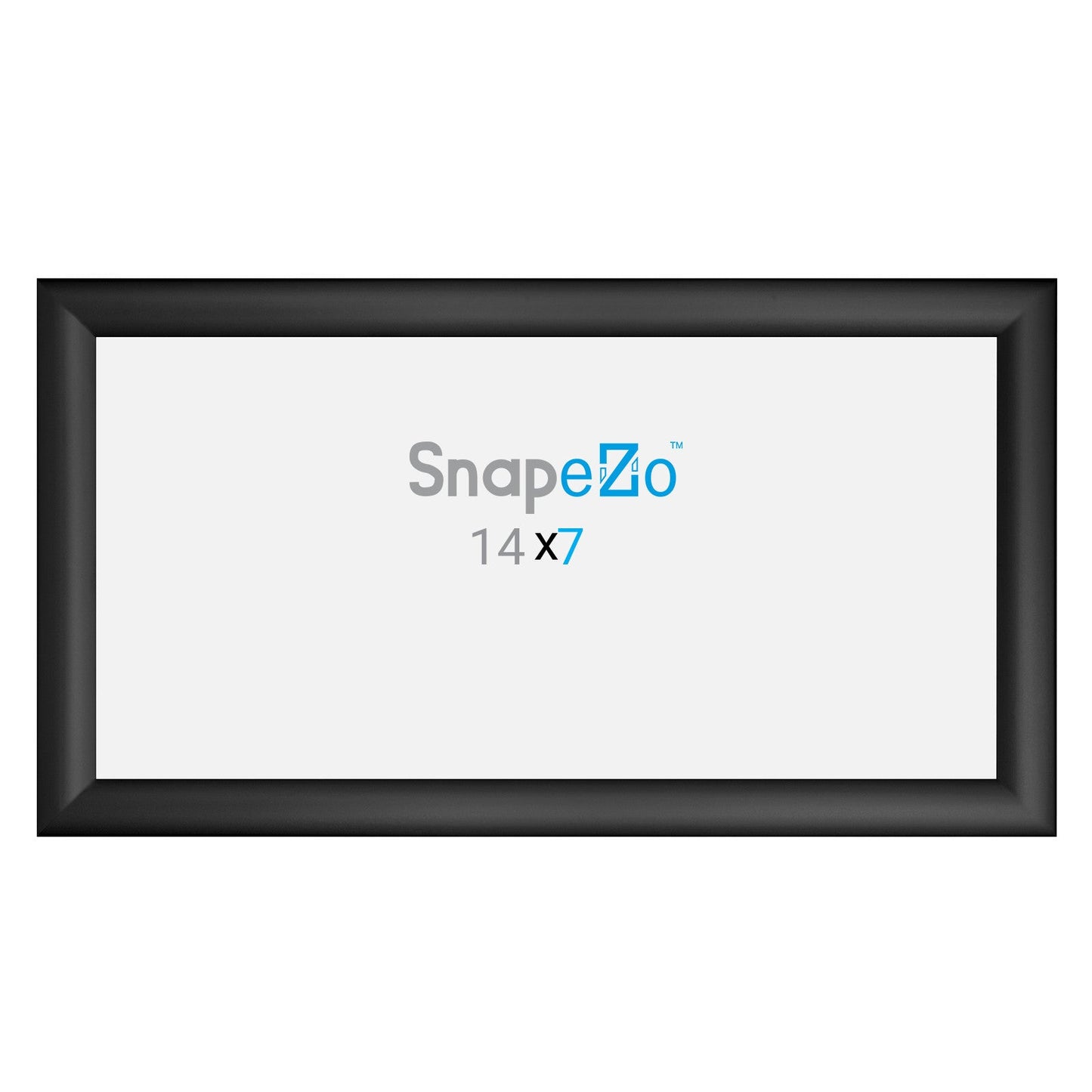 Load image into Gallery viewer, 7x14 Black SnapeZo® Snap Frame - 1.2&amp;quot; Profile
