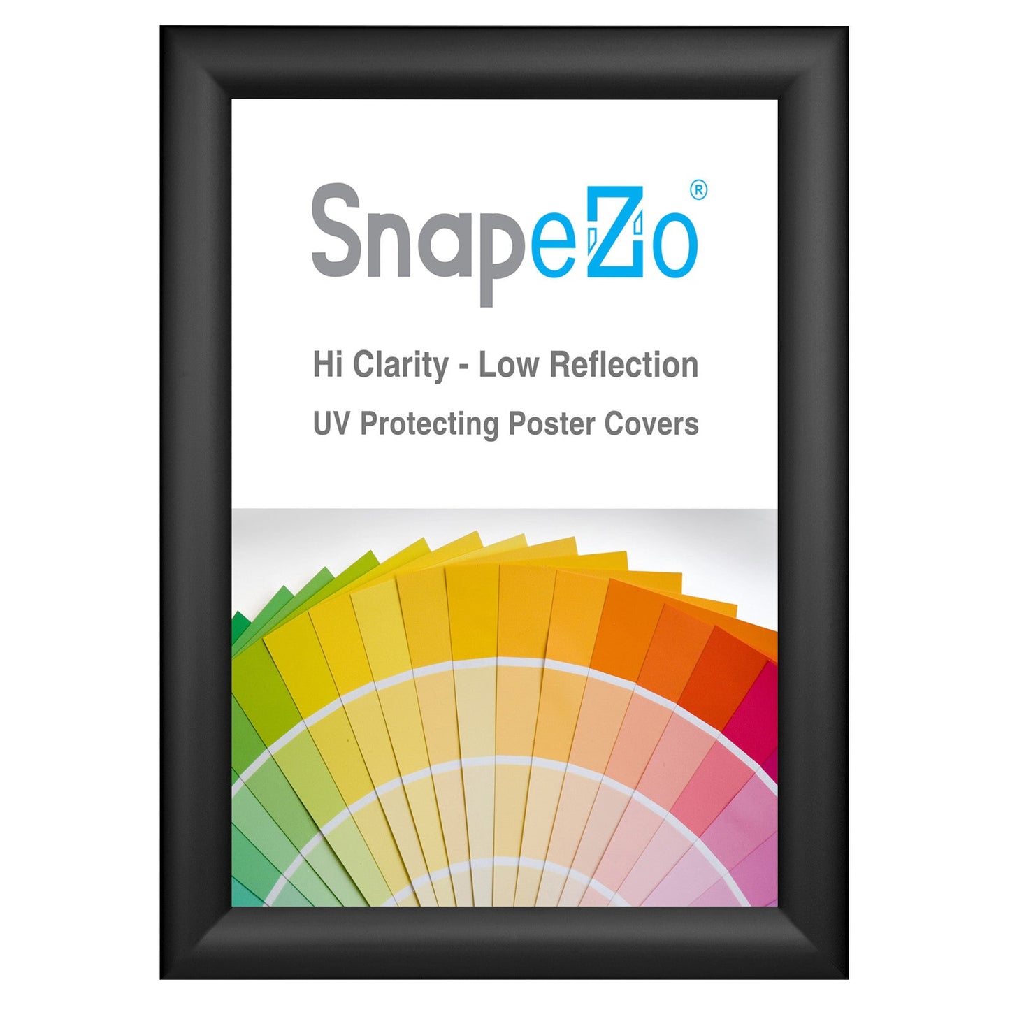 Load image into Gallery viewer, 11x14 Black SnapeZo® Snap Frame - 1.2&amp;quot; Profile
