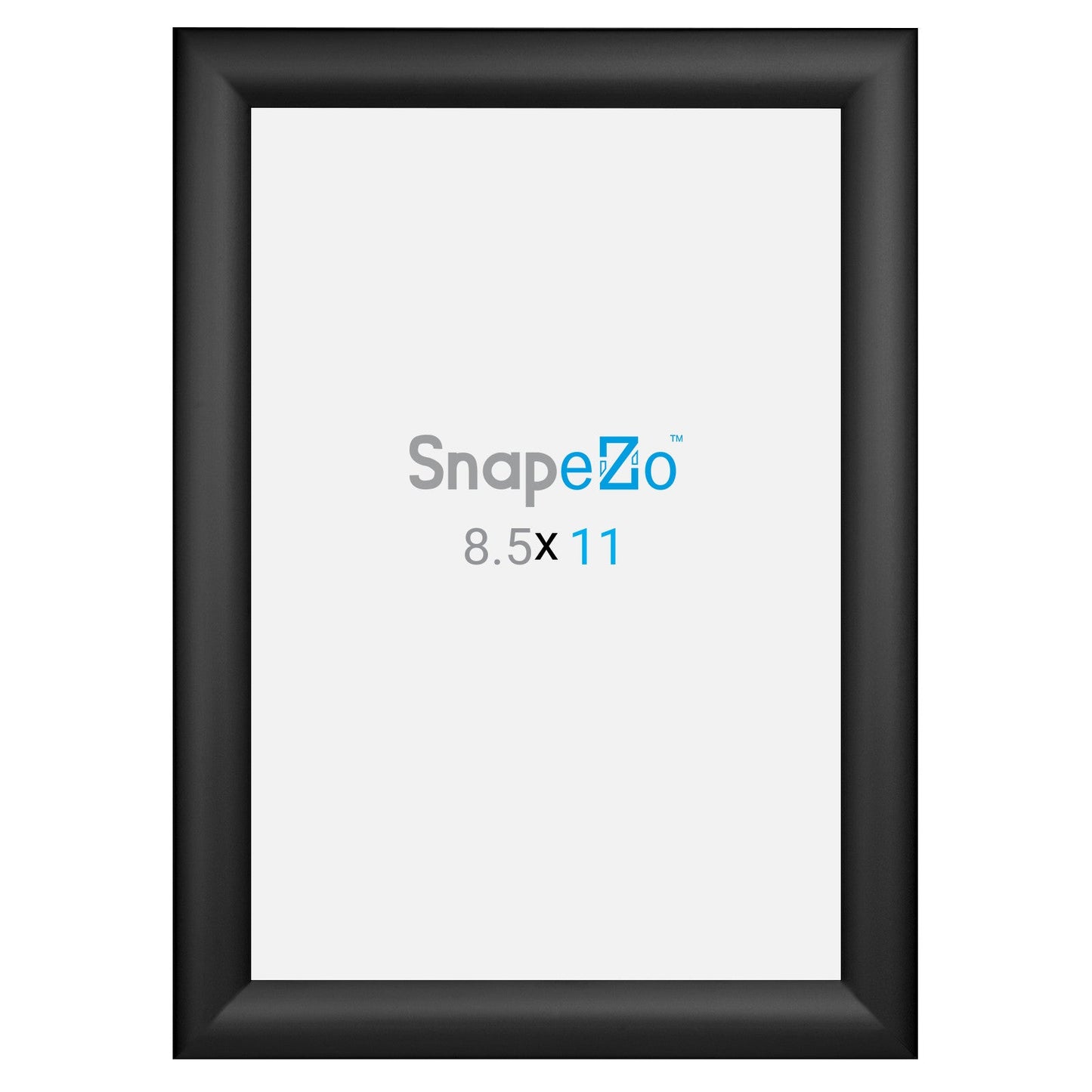 8.5x11 Black SnapeZo® Snap Frame - 1.2" Profile
