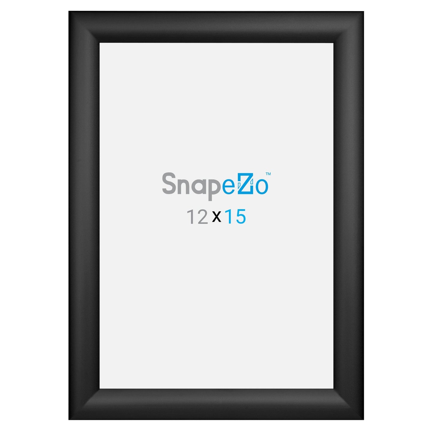 Load image into Gallery viewer, 12x15 Black SnapeZo® Snap Frame - 1.2&amp;quot; Profile
