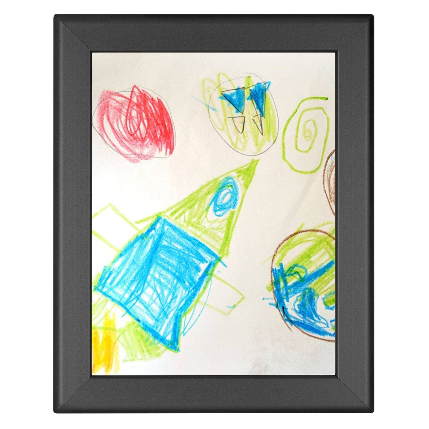Load image into Gallery viewer, Black Kids&amp;#39; Arts SnapeZo® snap frame poster size 8.5X11 - 1.25 inch profile
