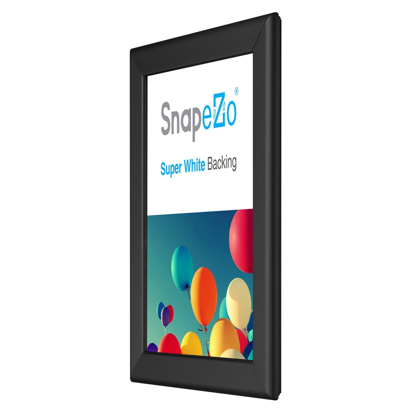 Load image into Gallery viewer, 8.5x11 Black SnapeZo® Snap Frame - 1.25&amp;quot; Profile
