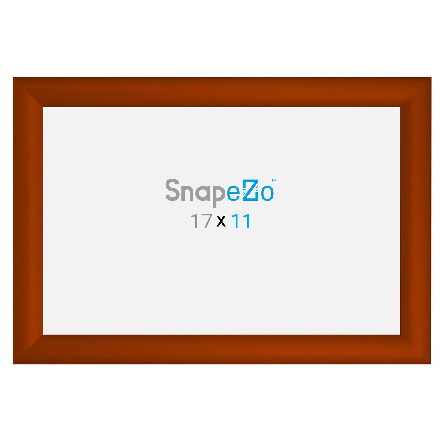 11x17 Brown SnapeZo® Snap Frame - 1.2" Profile