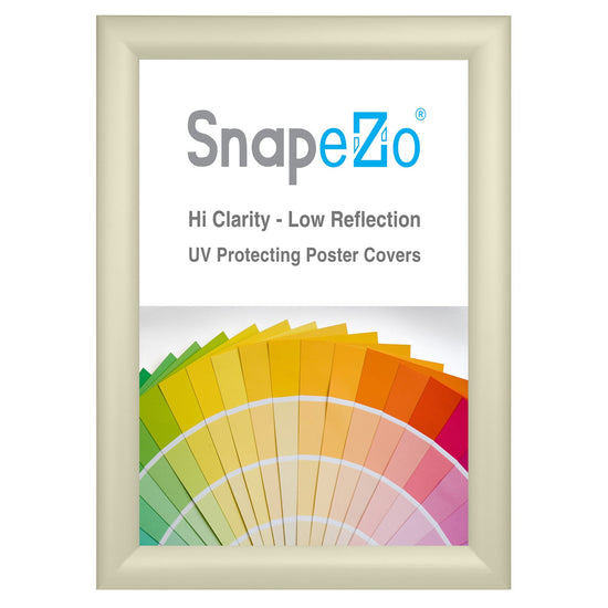 Load image into Gallery viewer, Cream certificate SnapeZo® snap frame poster size 8x10 - 1.2 inch profile
