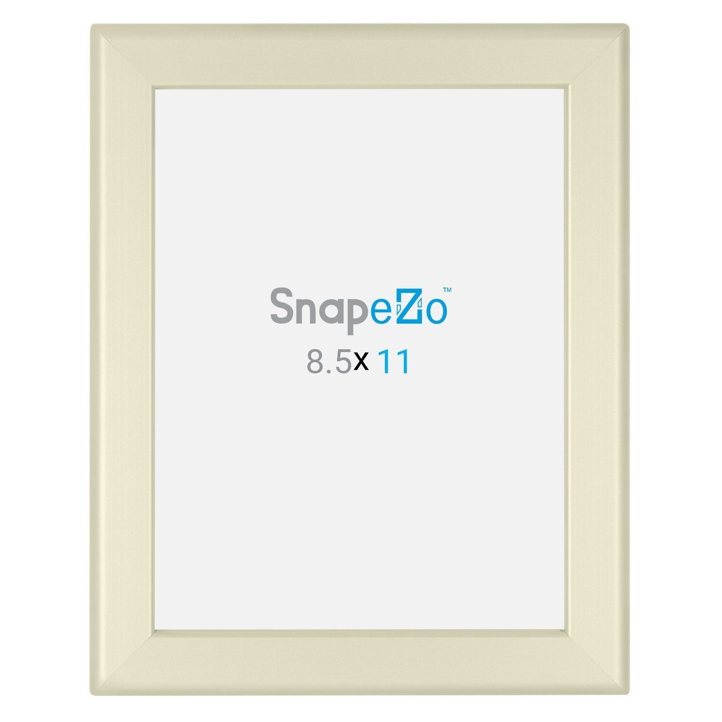 Load image into Gallery viewer, Cream certificate SnapeZo® 8.5X11 - 1.25 inch profile
