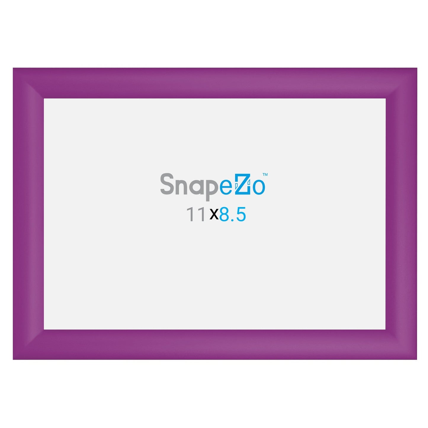 8.5x11 Purple SnapeZo® Snap Frame - 1.2" Profile