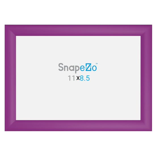 8.5x11 Purple SnapeZo® Snap Frame - 1.2" Profile