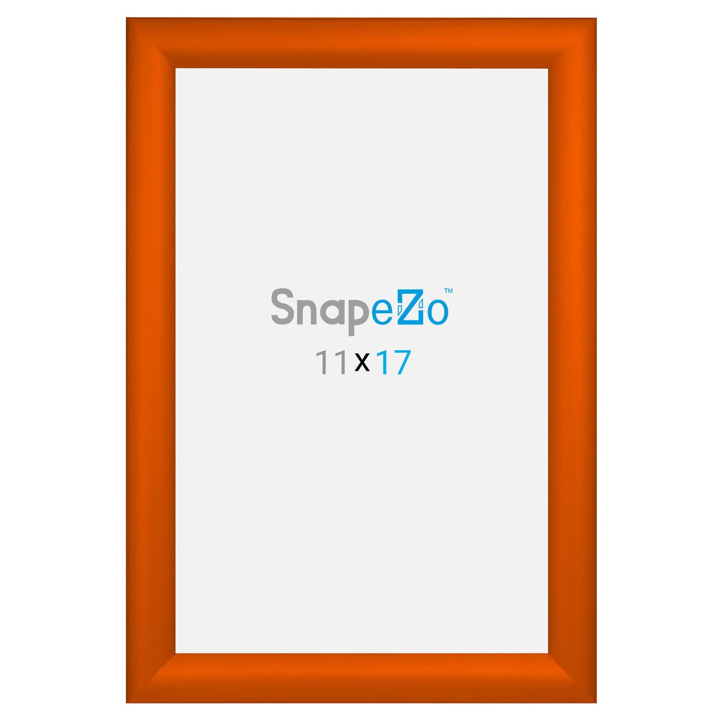 11x17 Orange SnapeZo® Snap Frame - 1.2" Profile