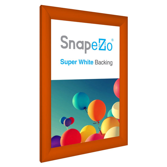 11x17 Orange SnapeZo® Snap Frame - 1.2" Profile