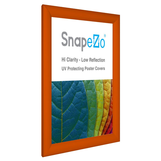 8.5x11 Orange SnapeZo® Snap Frame - 1.2" Profile