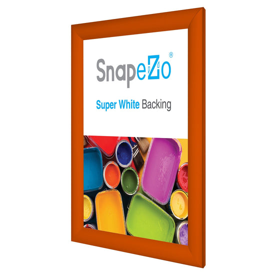 8.5x11 Orange SnapeZo® Snap Frame - 1.2" Profile