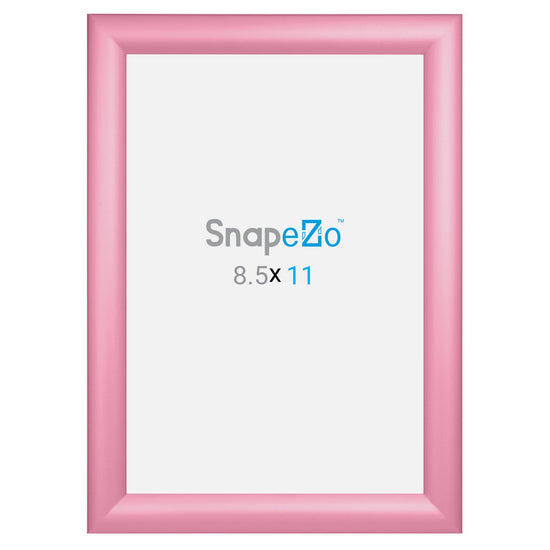 Load image into Gallery viewer, 8.5x11 Pink SnapeZo® Snap Frame - 1.2&amp;quot; Profile
